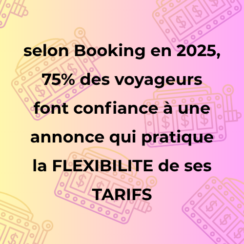 les voyageurs veulent des prix flexibles